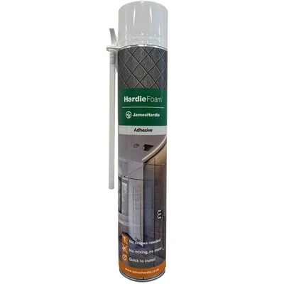 HardieFoam Adhesive Heavy Duty Fast Fix Adhesive For HardieBacker Tile Backerboard 750ml