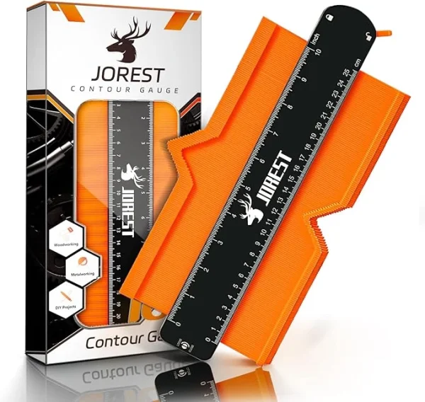 JOREST Contour Gauge 10 Inch with Lock