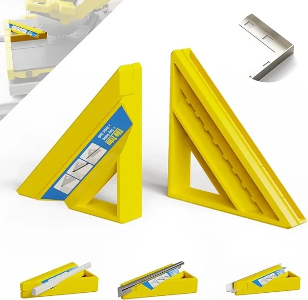 Tile Tool, Tile Edge Trim Cutting Tool for Installation, Precise 45-Degree Miter Cut